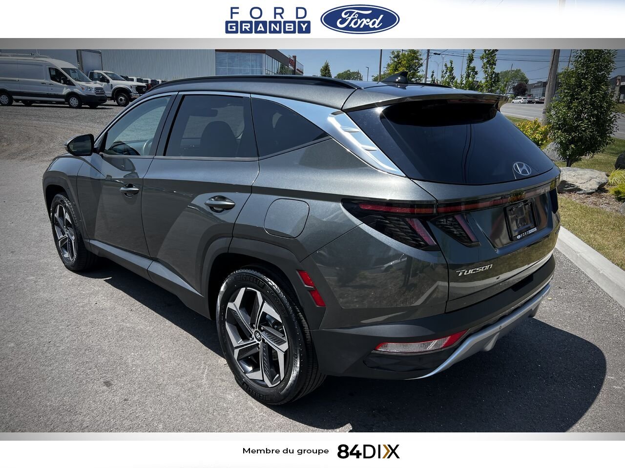 Hyundai Tucson hybride rechargeable 2022 Gris Granby - photo #5