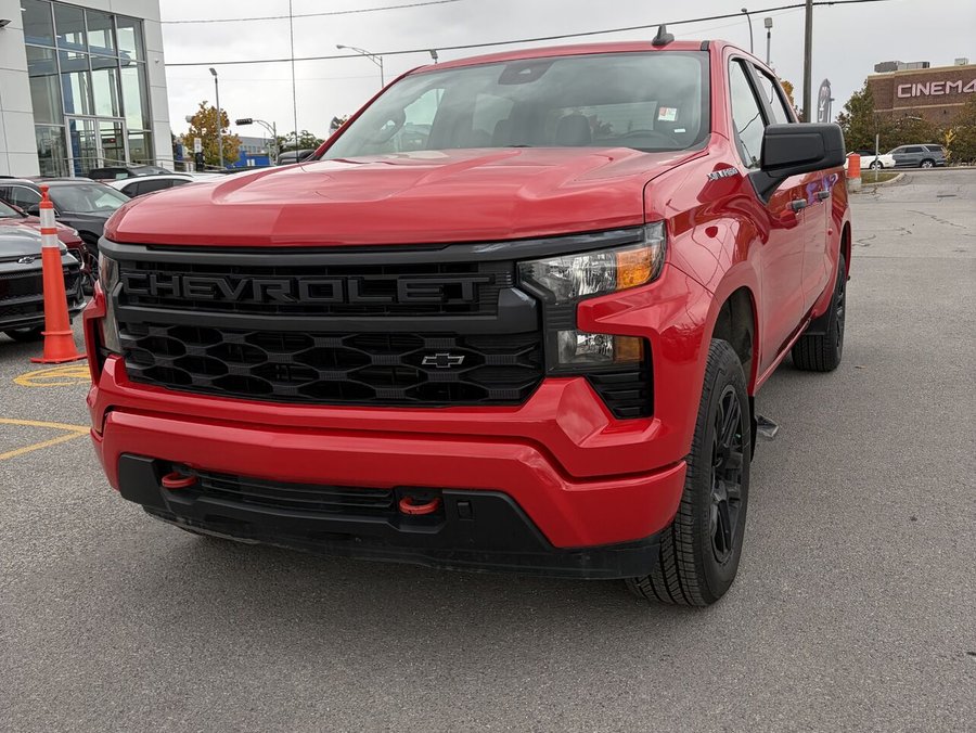 CHEVROLET SILVERADO 1500 Custom cabine multiplace 4RM 157 po 2022 Rouge