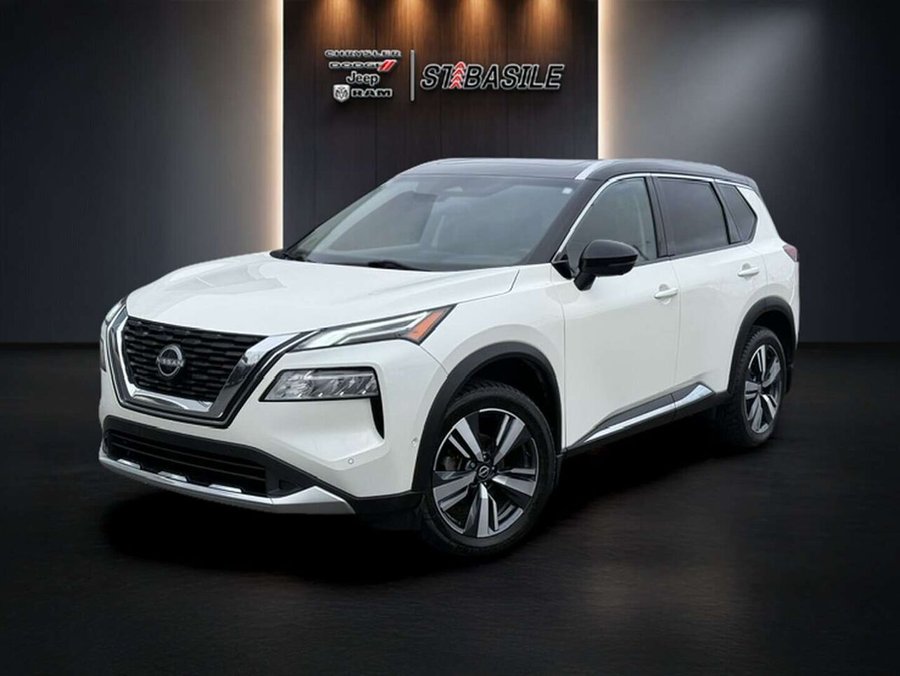 2023 Nissan Rogue PLATINUM, AWD, CUIR, TOIT PANO, DEMARREUR ++ White