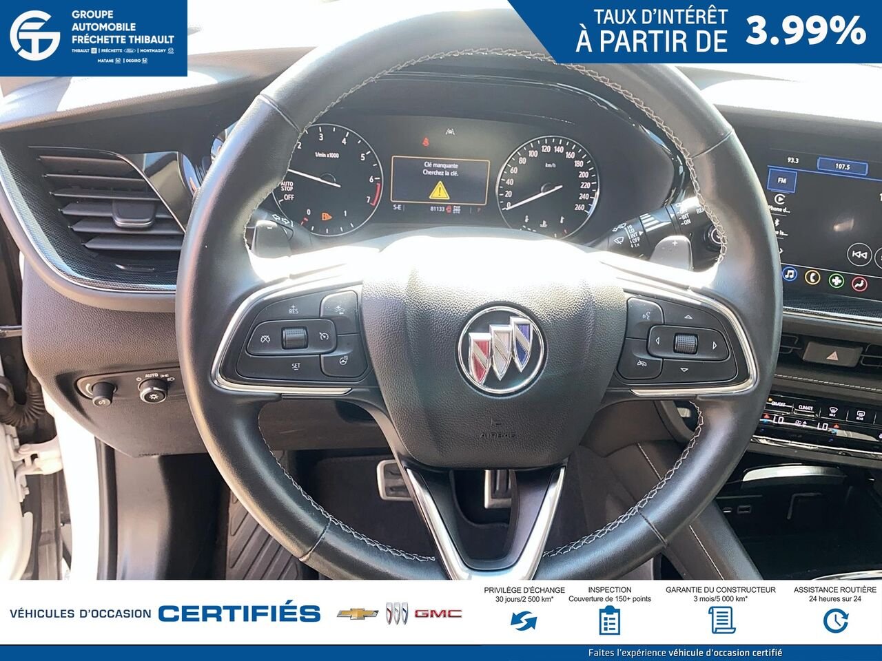 2022 BUICK ENVISION Privilégiée 4 portes TI White Montmagny - photo #10
