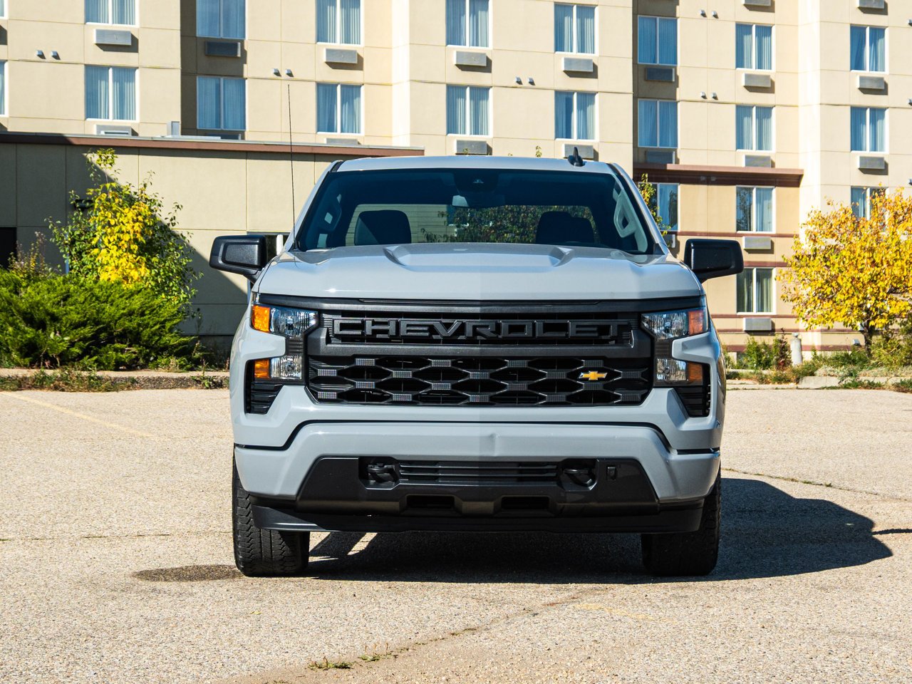 2024 Chevrolet Silverado 1500 4WD Crew Cab 147 Custom Grey Sherwood Park - photo #2