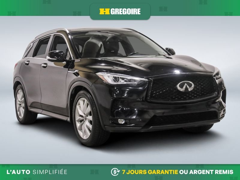 2019 Infiniti QX50 Essential AWD AUTO A/C CUIR TOIT NAV GR ELECT MAGS Black