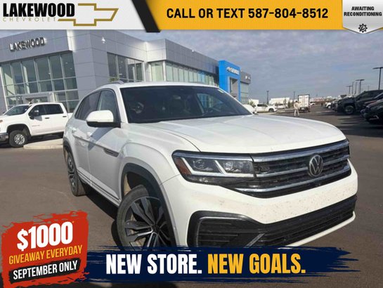 2020 Volkswagen Atlas Cross Sport Execline 4Motion 3.6L | Panoramic Sunroof White