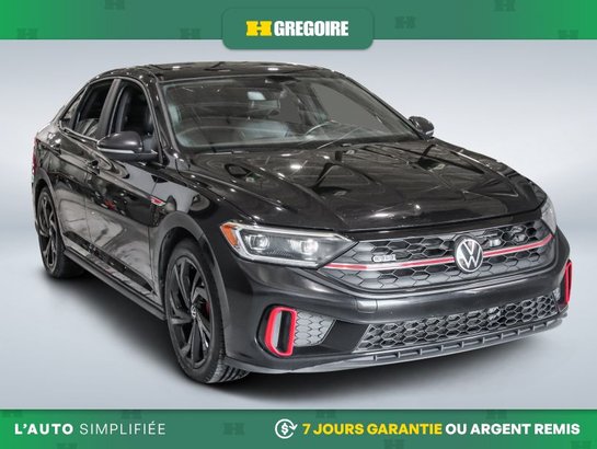 2024 Volkswagen Jetta Autobahn AUTO A/C MAGS CUIR TOIT NAV CAM RECUL BLU Black