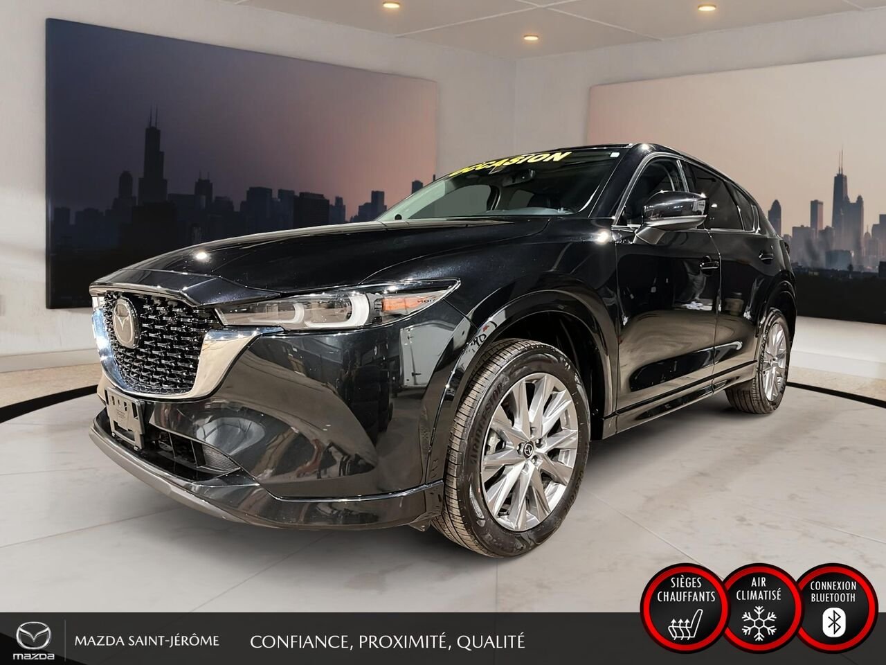 Mazda CX-5 GT | TOIT OUVRANT | CUIR | AWD | 2025 Noir Saint-Jérôme - photo #0