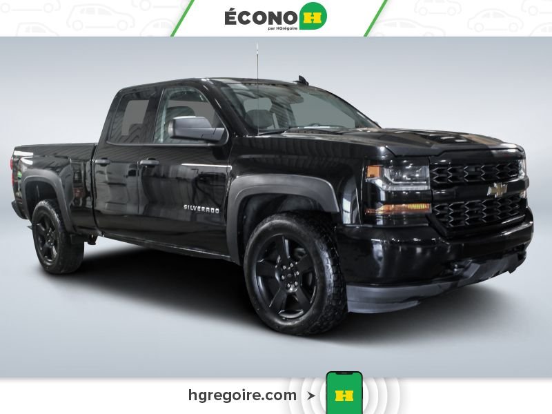 Chevrolet Silverado 1500 R3559 | CUSTOM DOUBLE CAB 5.3L CAMERA MAGS 20'' 2018 Noir Laval - photo #0
