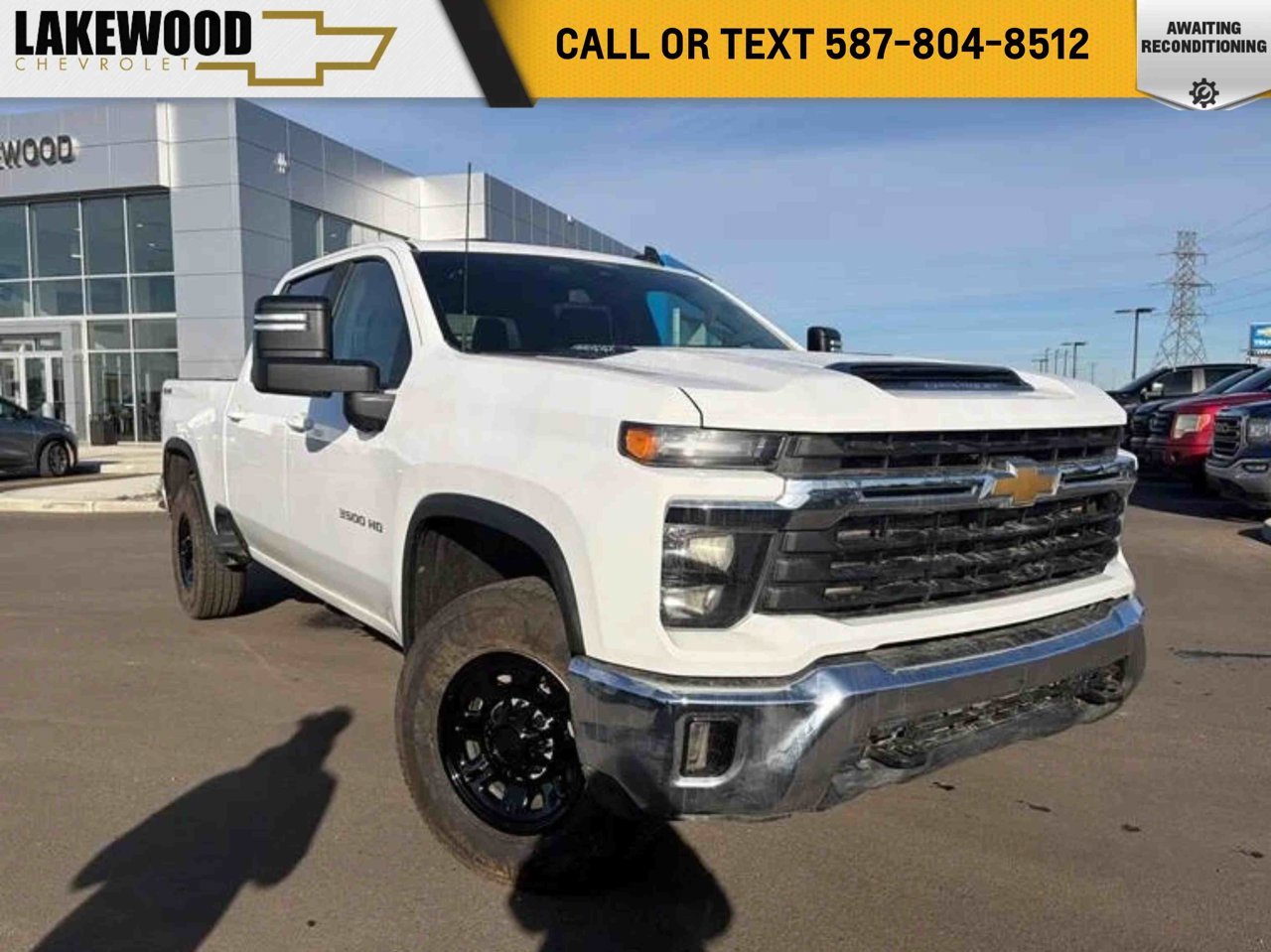 2024 Chevrolet Silverado 3500HD 4WD Crew Cab 159 LT White Sherwood Park - photo #0