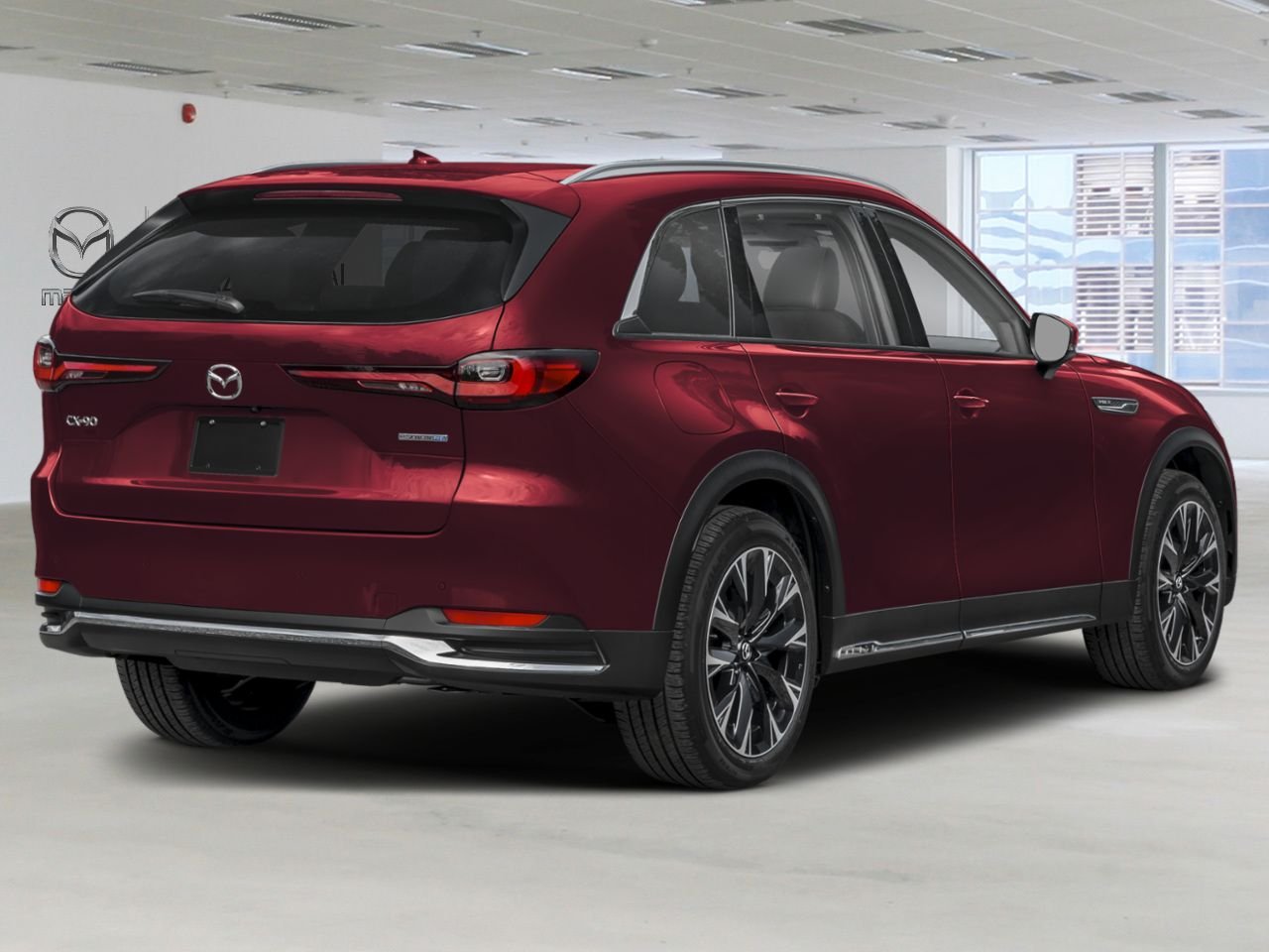 Mazda CX-90 hybride rechargeable GT TI 2026 Rouge artisanal cristal métallisé Laval - photo #2