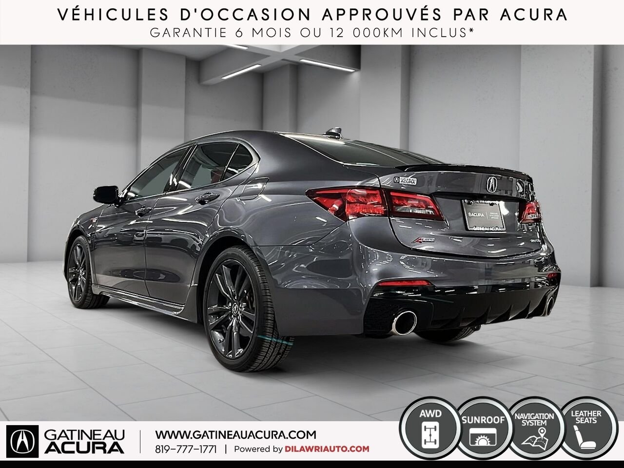 2020 Acura TLX A-Spec Tech SH-AWD Grey Gatineau - photo #18