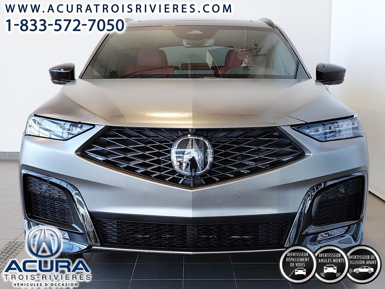 2025 Acura MDX A-Spec Platinum Elite CARBONE Grey Trois-Rivières - photo #2