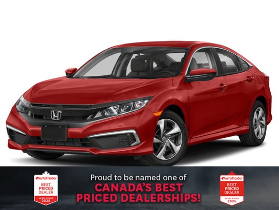 Honda Civic Berline LX CVT Sedan 2020 Red