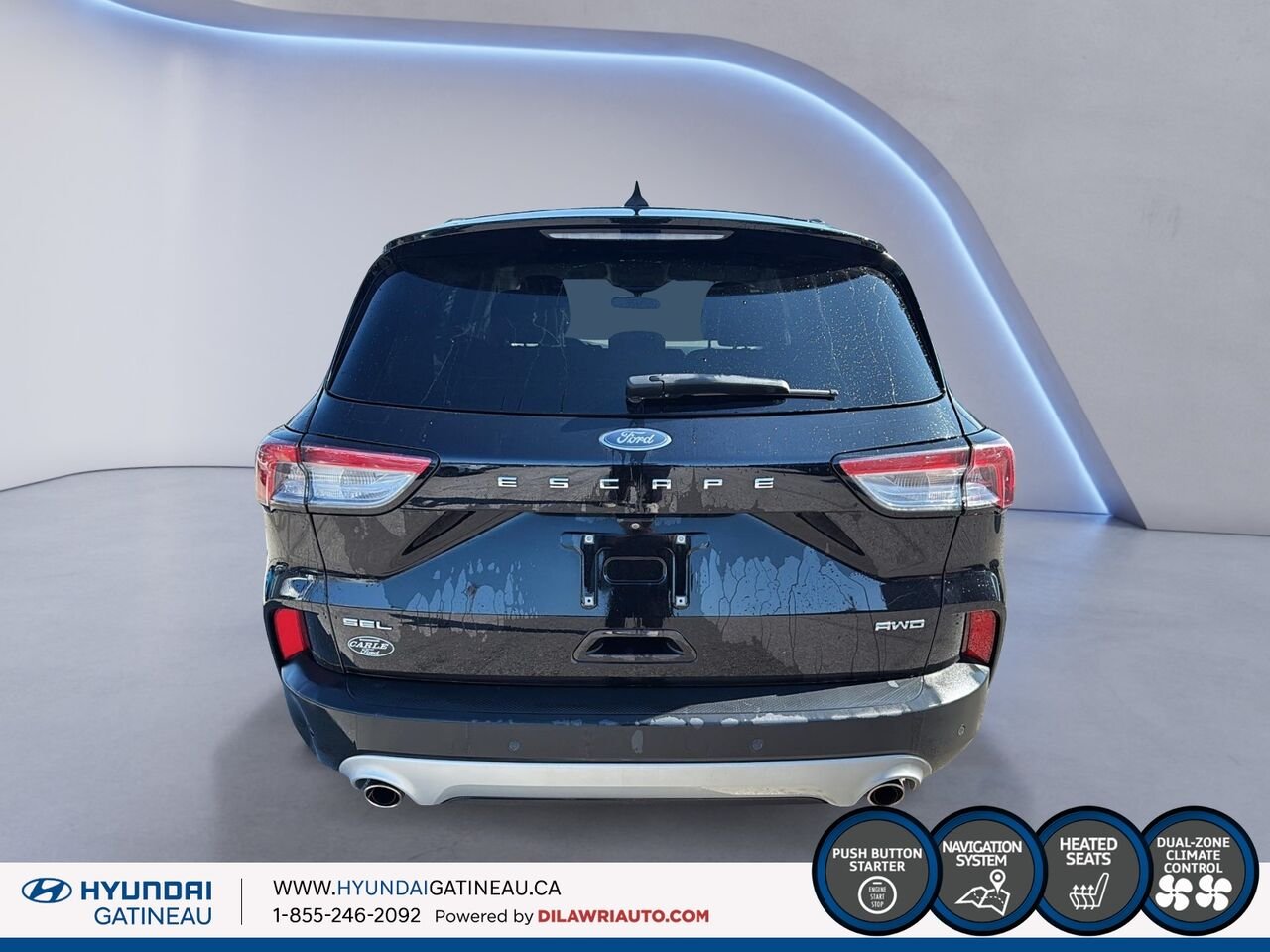 2022 Ford ESCAPE SEL Black Gatineau - photo #2