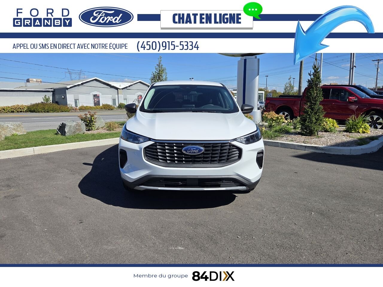 2025 Ford Escape White Granby - photo #1
