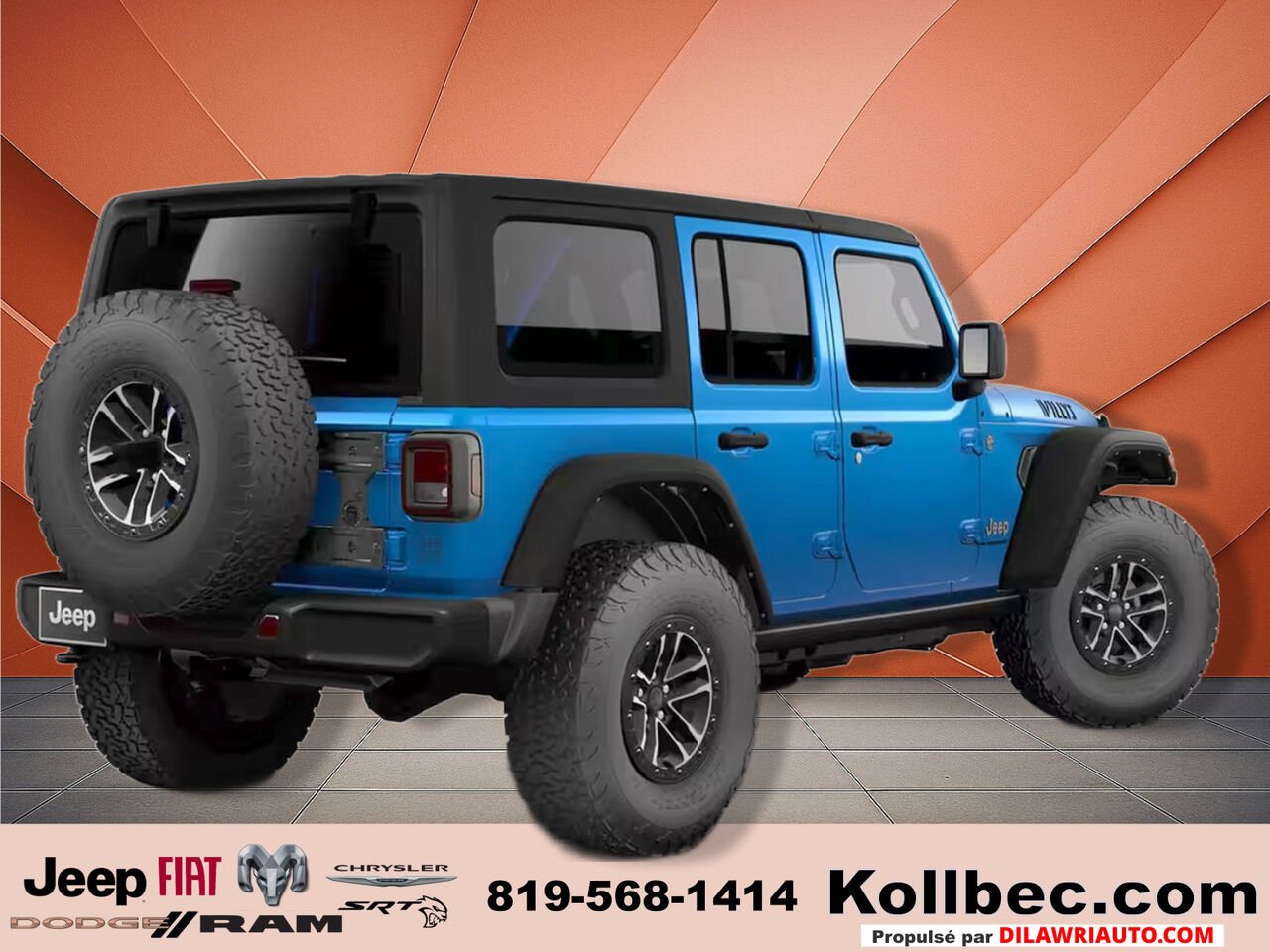2026 JEEP Wrangler 26430 | Willys 4 portes 4x4 Hydro Blue Pearl Gatineau - photo #2