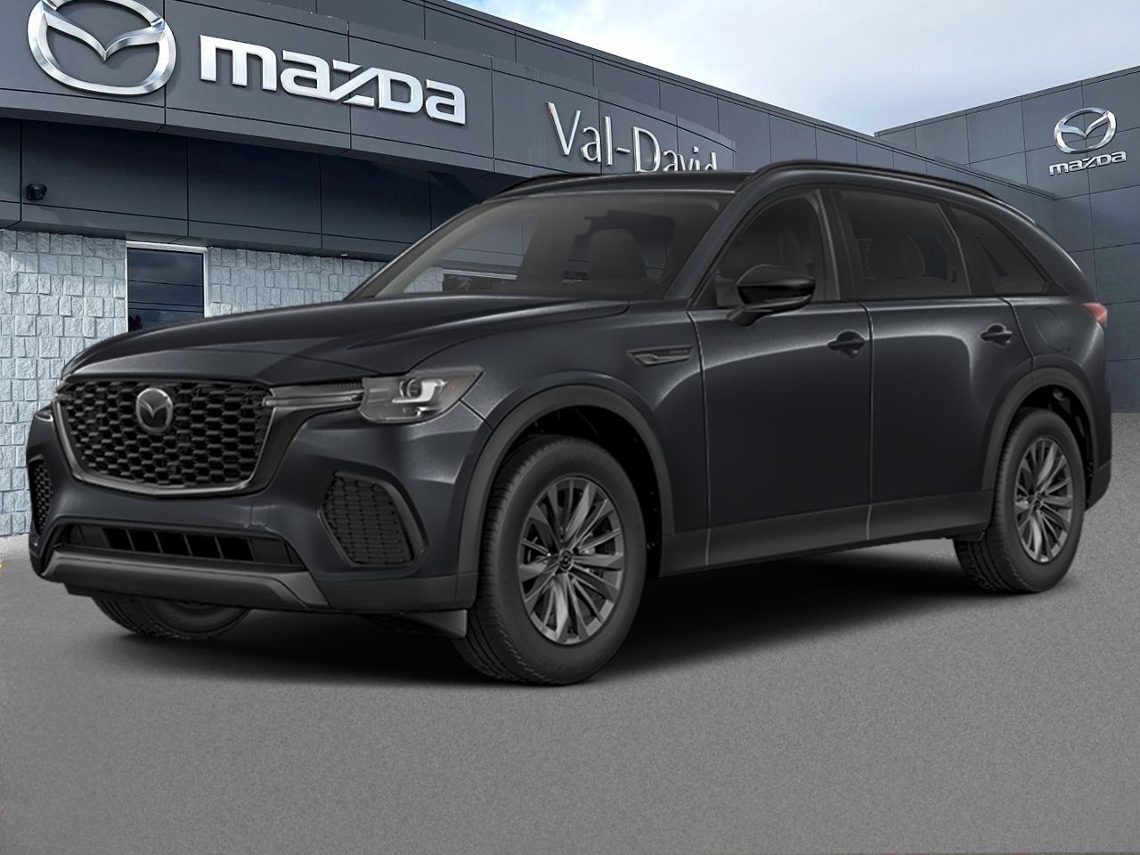 Mazda CX-70 hybride rechargeable GS-L, hybride rechargeable, 323 ch, i-ACTIV AWD, roues 19 po, sièges chauffants, volant chauffant, 2026 Noir Val-David - photo #0