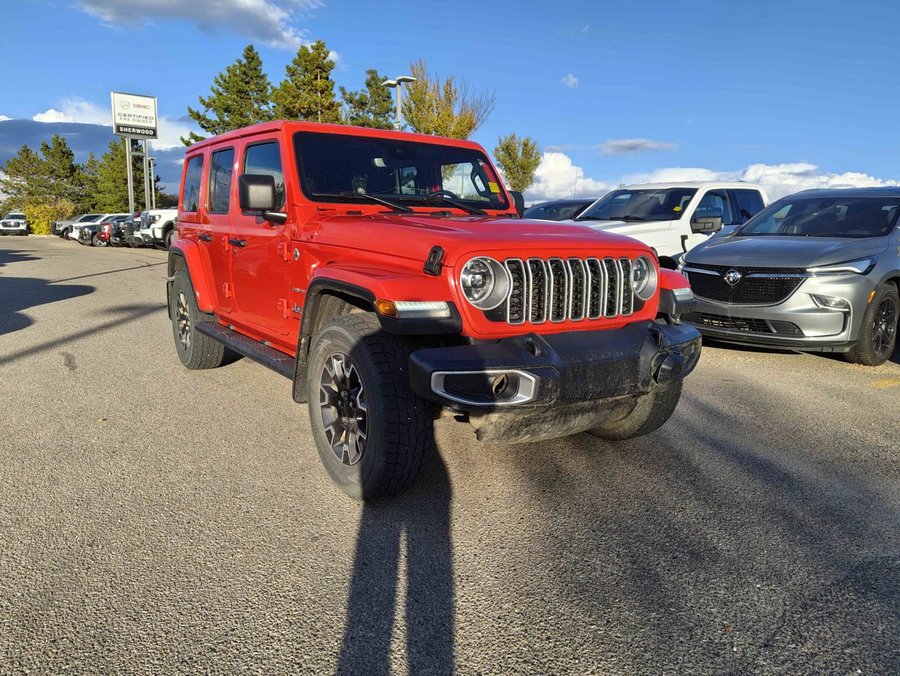 2024 Jeep Wrangler Unlimited Sahara V6 Auto 4X4 | Technology/Safety Packages Red
