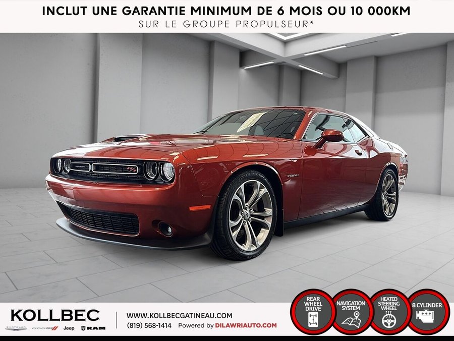 2021 DODGE CHALLENGER *** UN PROPRIO + CLEAN CARFAX + HEMI V8 *** Orange
