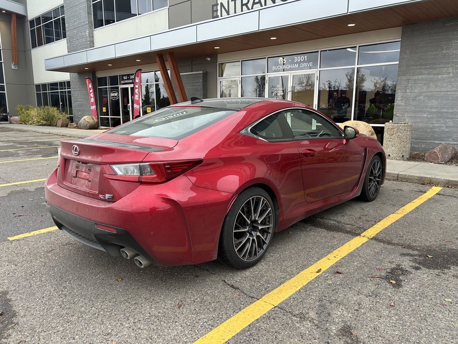 2016 Lexus RC F | Active Aero Wing | Trackpad Digital Touch Controls | Rear Bucket Seats | Red