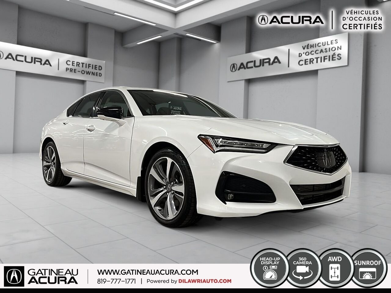 2021 Acura TLX Platinum Élite berline SH-AWD White Gatineau - photo #13
