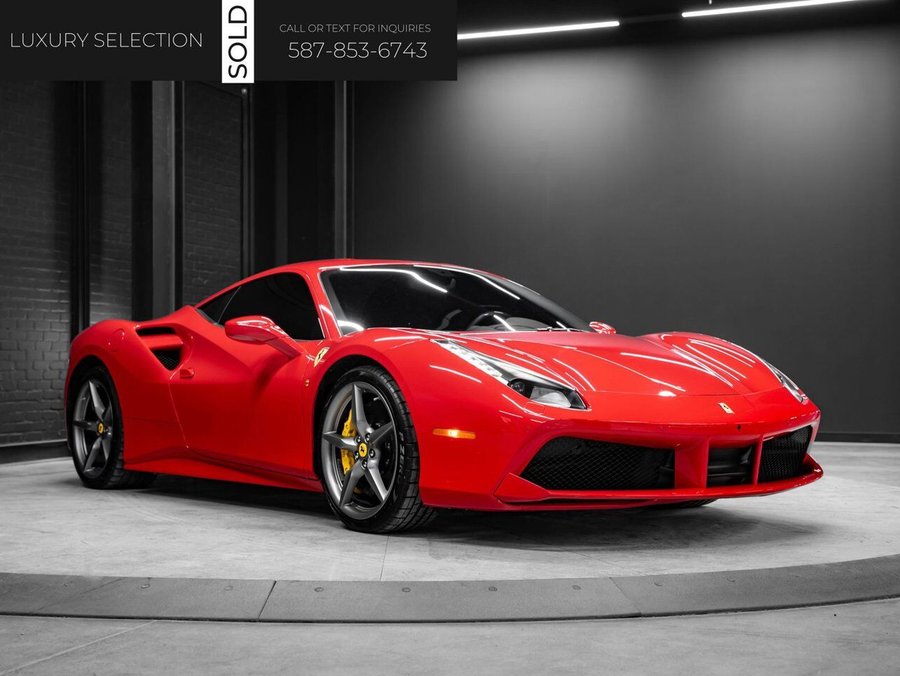 2017 Ferrari 488 GTB 2017 Red