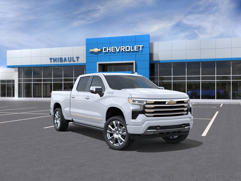 CHEVROLET Silverado 1500 High Country cabine multiplace 4RM 157 po 2026 BLANC POLAIRE, TRIPLE COUCHE