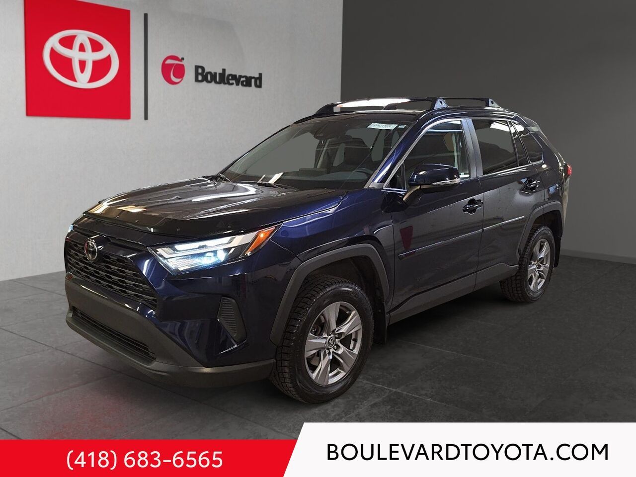 Blue 2022 Toyota RAV4 SUV / Crossover All-Wheel Drive Automatic
