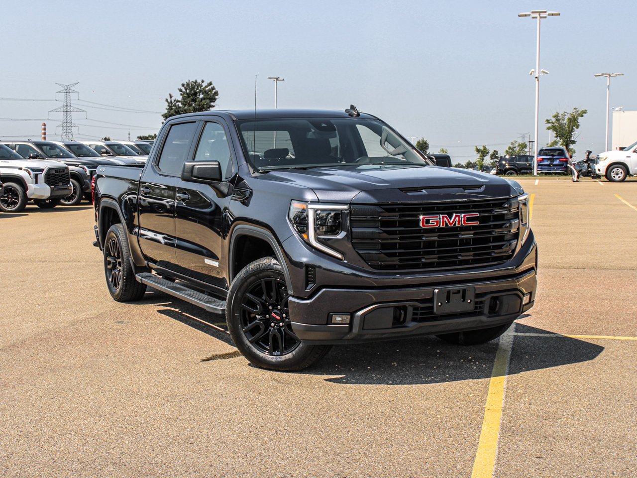 2024 GMC Sierra 1500 4WD Crew Cab 147 Elevation Black Sherwood Park - photo #1