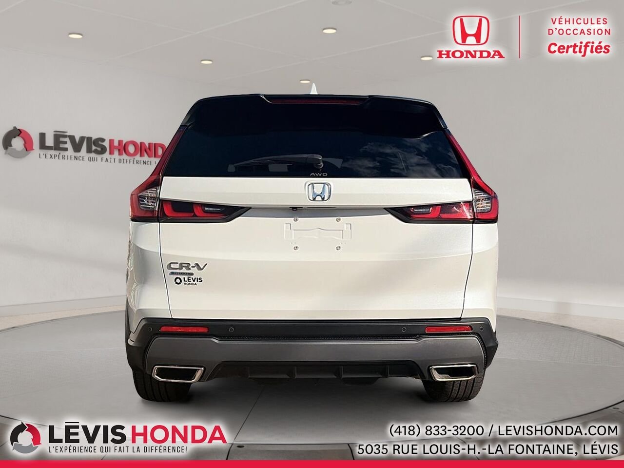 2024 Honda CR-V EX-L hybride EX-L Traction Intégrale White Lévis - photo #10