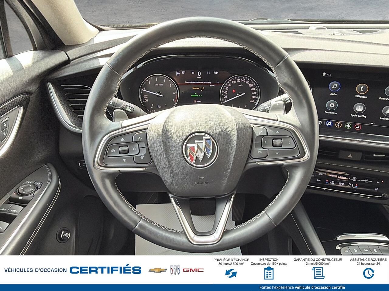 BUICK ENVISION Essence 4 portes TI 2022 Noir Montmagny - photo #10