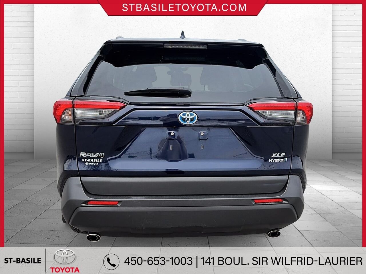 Toyota RAV4 Hybride 2023 Bleu heliographique Saint-Basile-le-Grand - photo #3