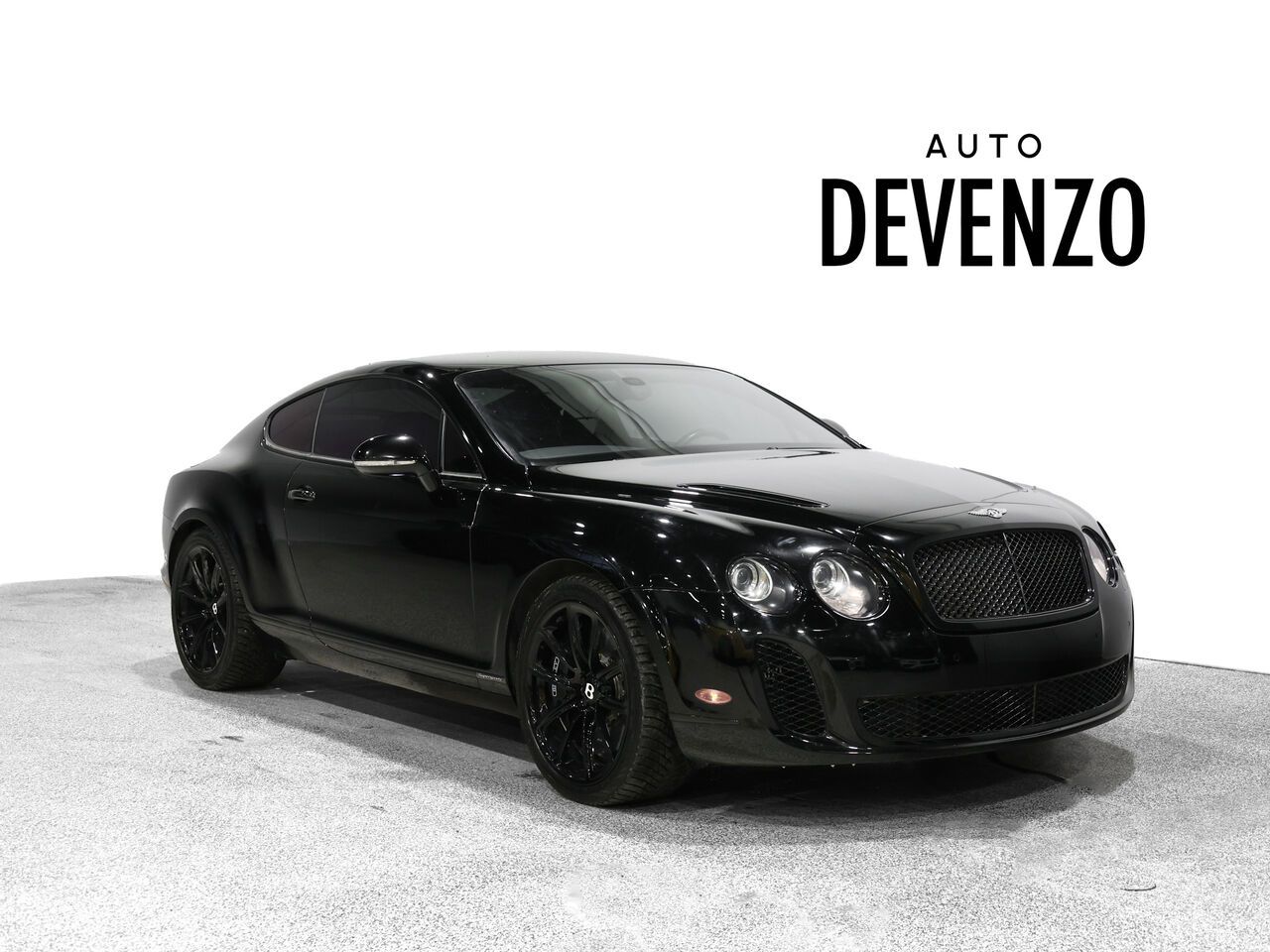 Black 2010 Bentley Continental Supersports Coupe All-Wheel Drive Automatic
