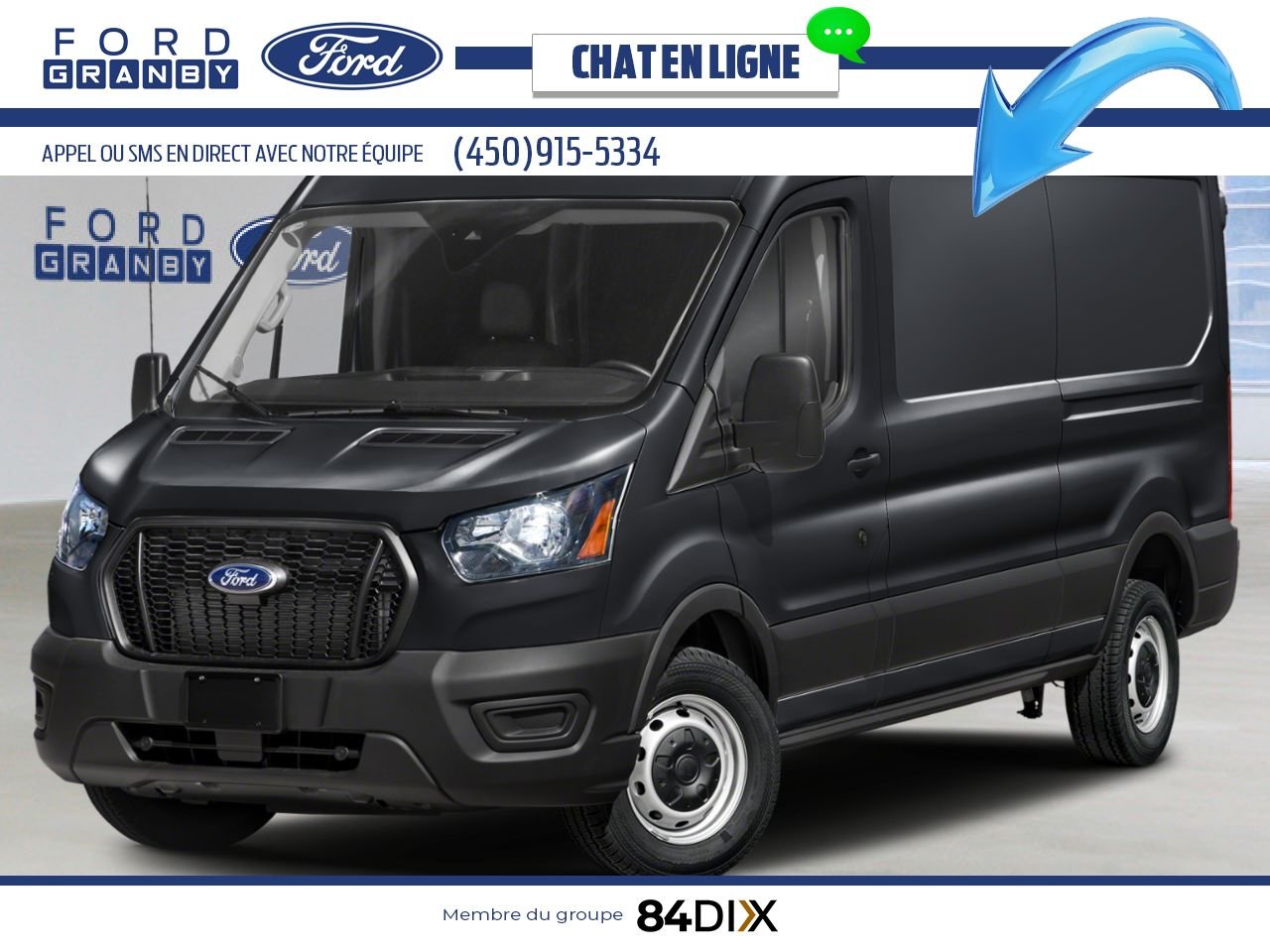 Ford Transit fourgon utilitaire 2025 Noir agate métallisé Granby - photo #0