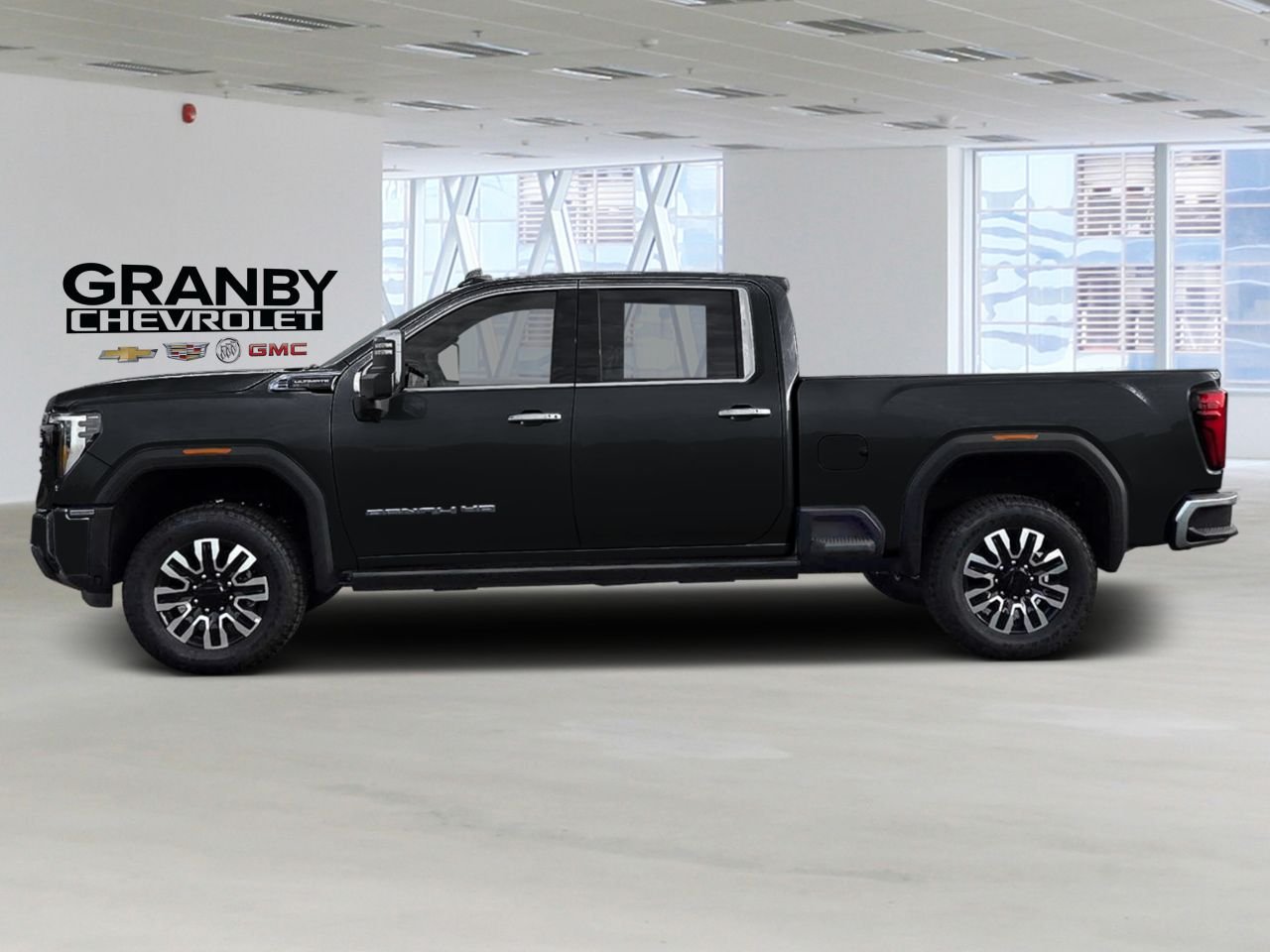 GMC Sierra 2500HD K2500 HD SIERRA CREW CAB DENALI ULTIMATE L/BOX DURAMAX (5SB) | 26-1023 2026 Noir onyx Granby - photo #1