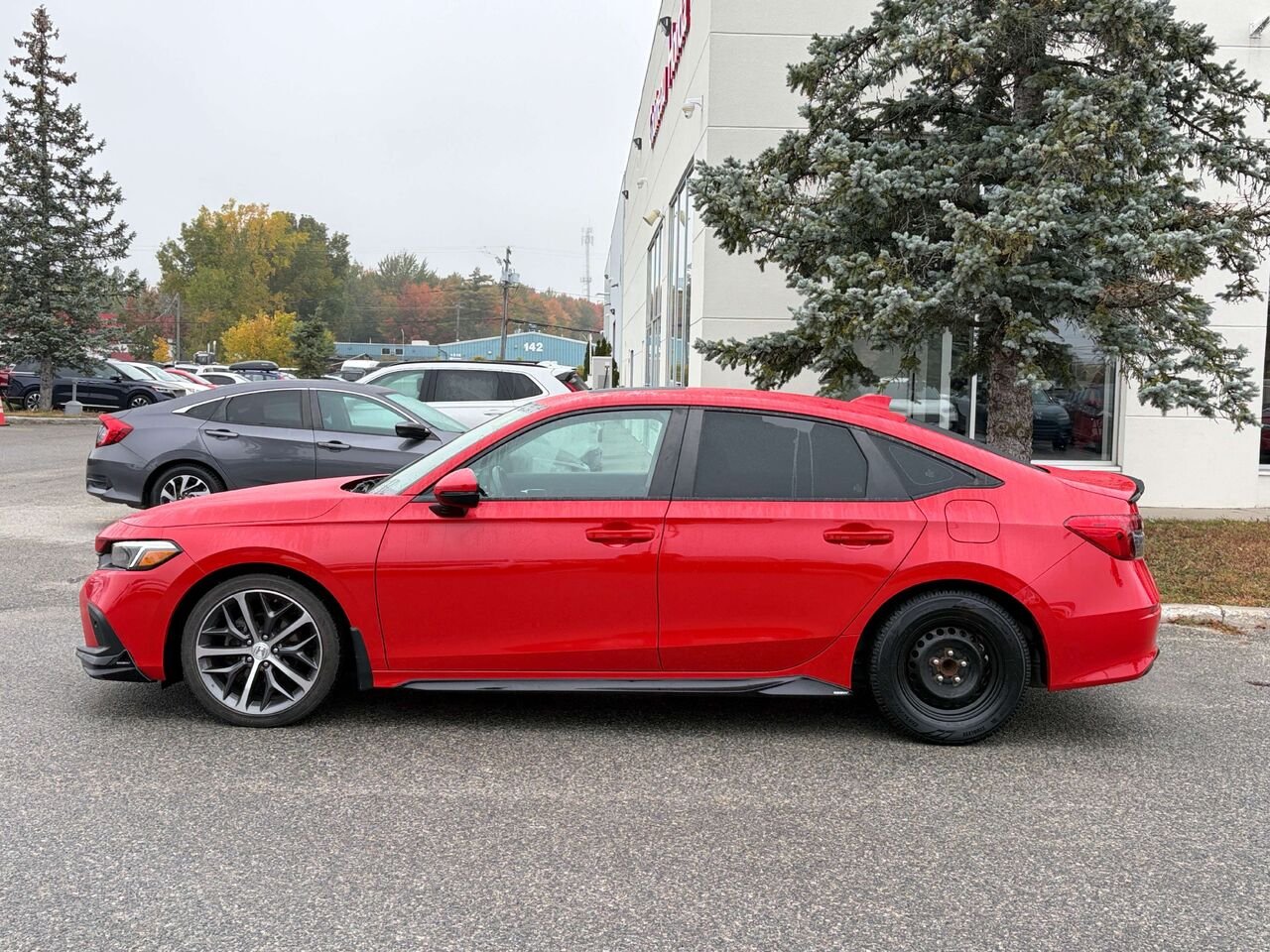 Honda Civic Touring 2022 Rouge Gatineau - photo #2