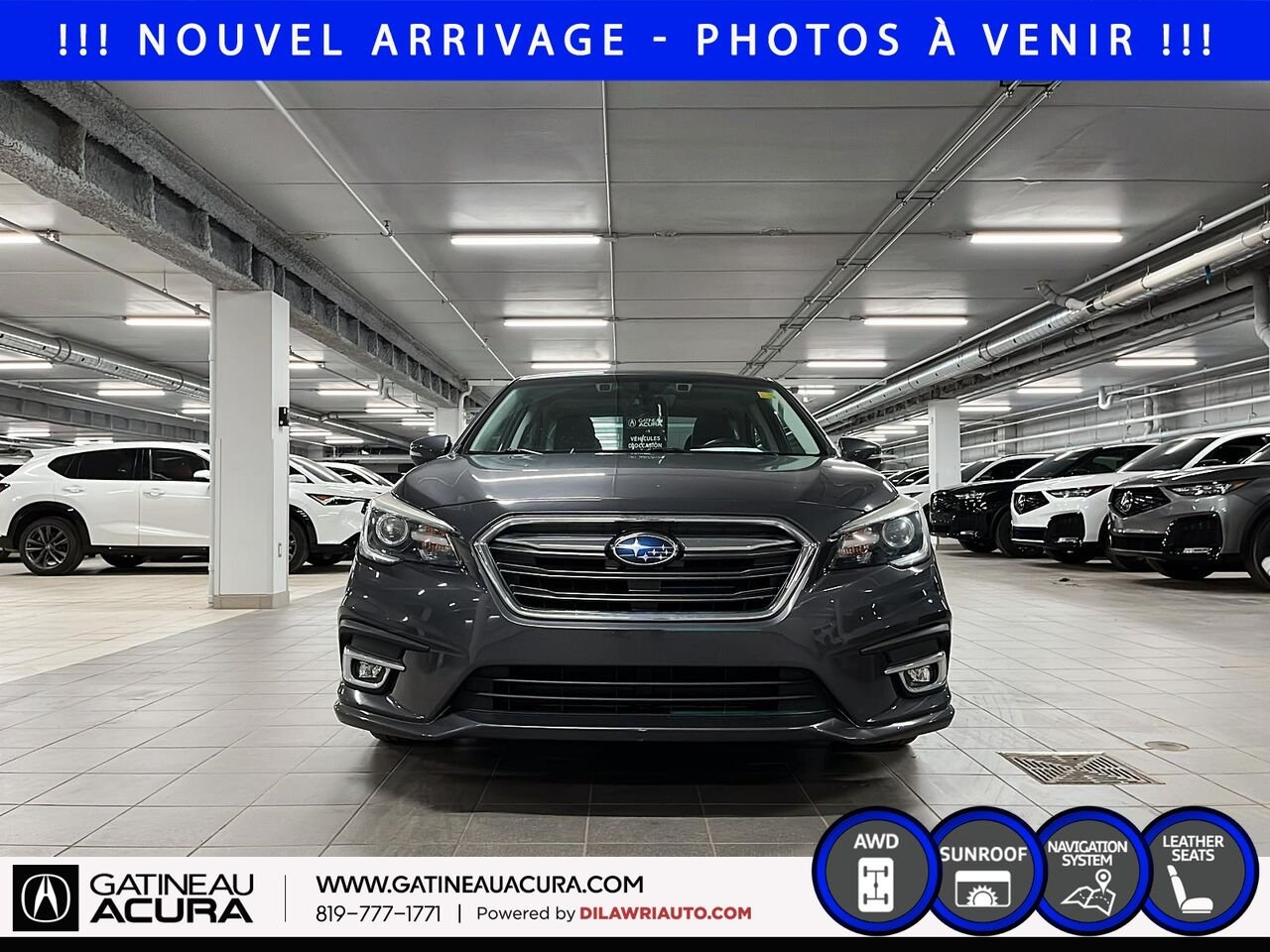 2019 Subaru Legacy 2.5i Limited AWD Grey Gatineau - photo #1