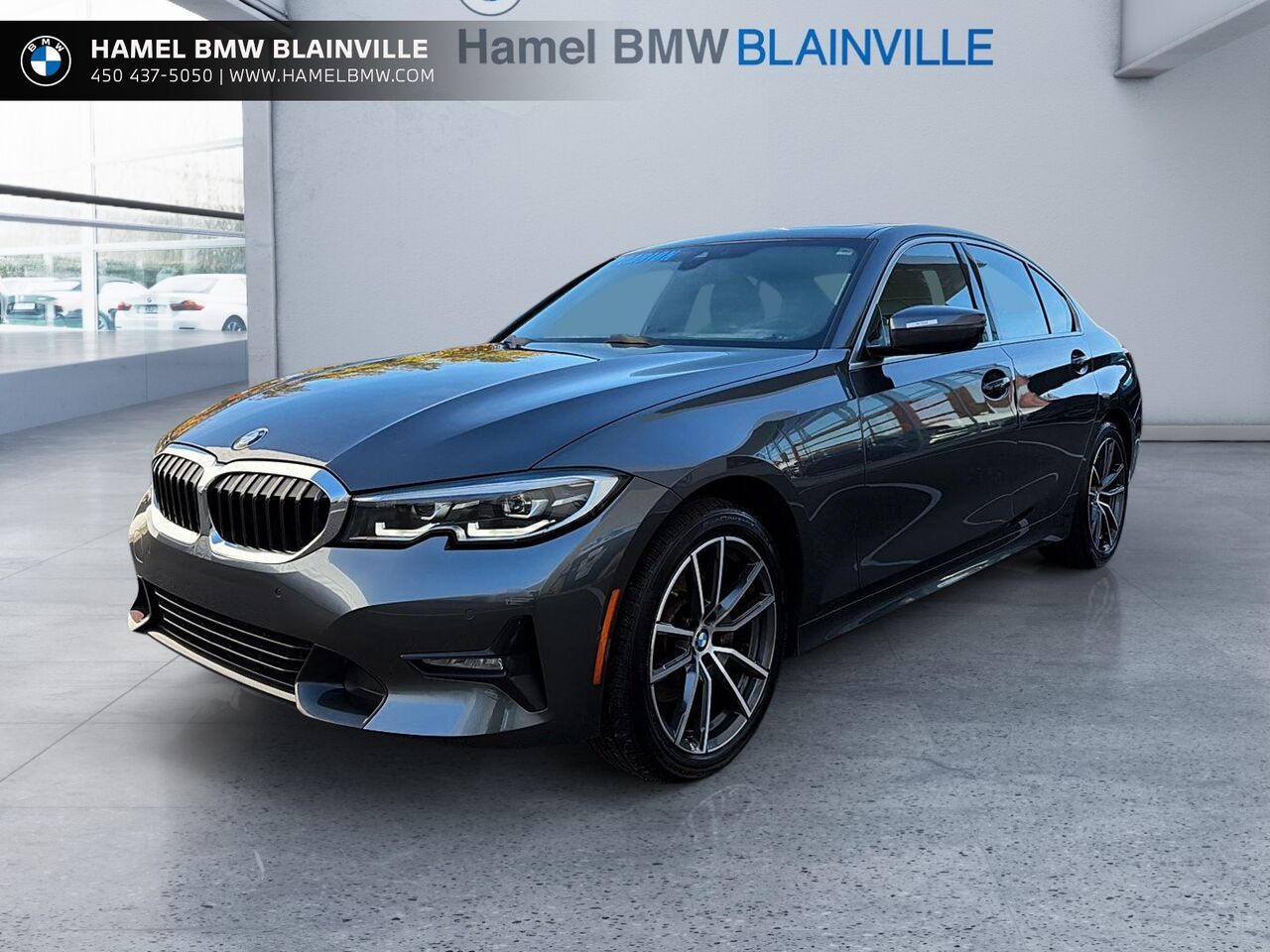 Gray 2021 BMW 3 Series Sedan All-Wheel Drive Automatic