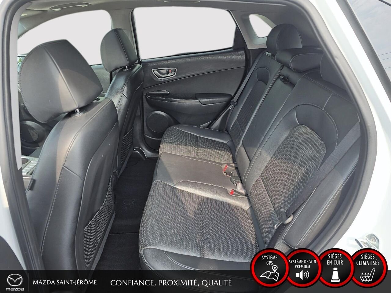 2021 Hyundai Kona Electric White Ste-Agathe des Monts - photo #21