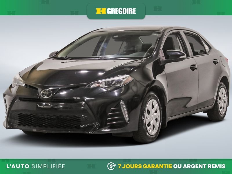 Toyota Corolla 823044 | SE AUTO AC CUIR GR ELECT CAMERA DE RECUL BLEUTOOTH 2019 Noir Laval - photo #2