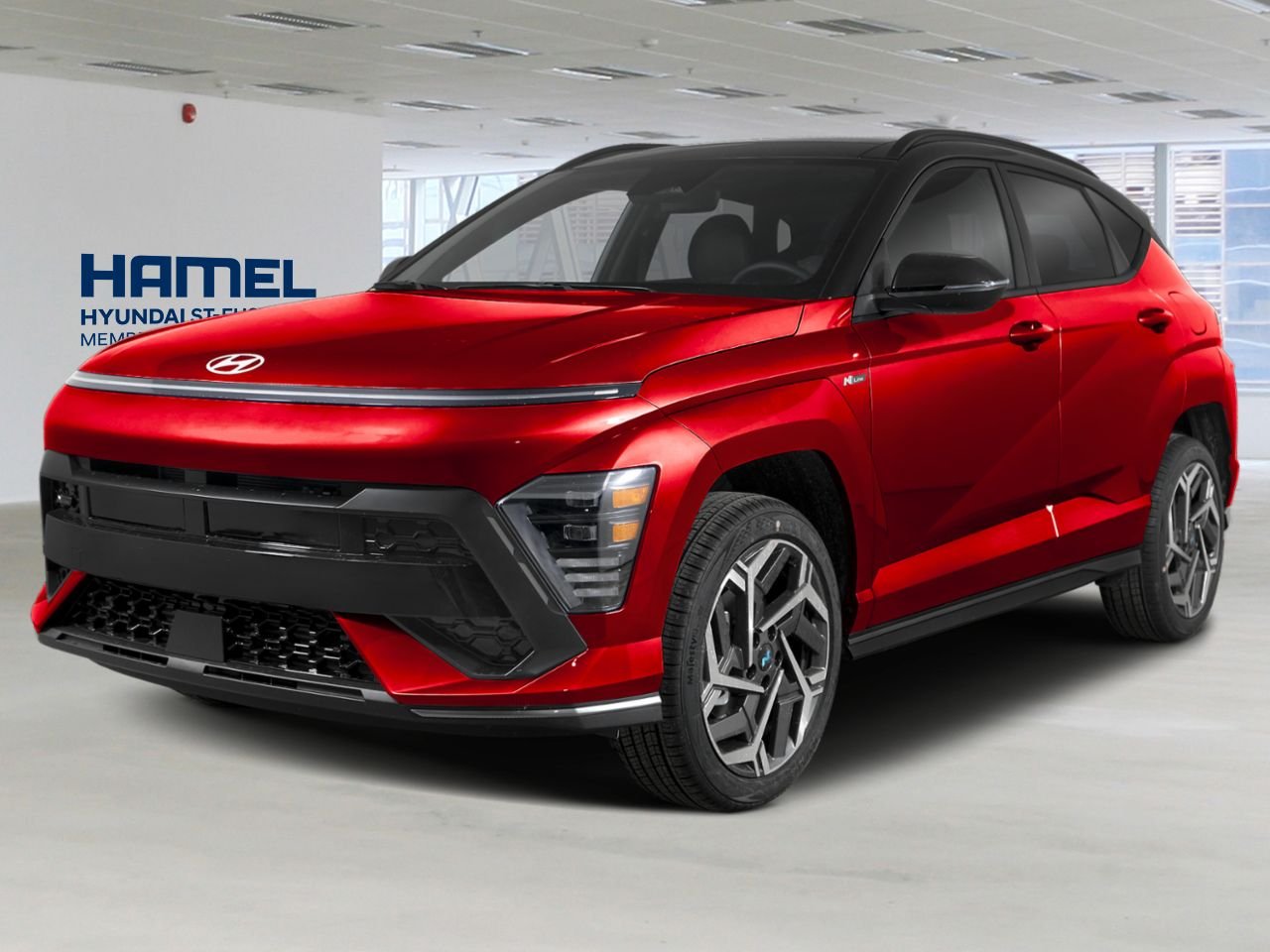 Hyundai Kona 2027 Rouge ultime avec toit Noir abyssal Saint-Eustache - photo #0