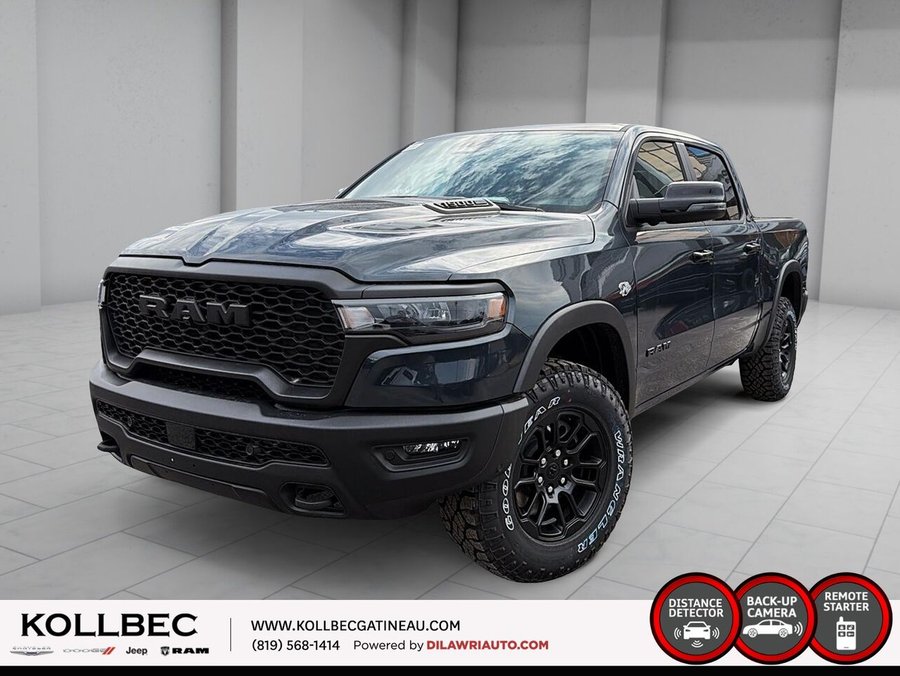 2026 RAM 1500 Rebel cabine d'équipe 4x4 caisse de 5 pi 7 po Forged Blue Metallic