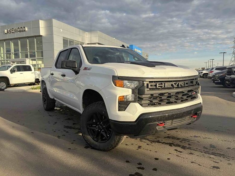 2025 Chevrolet Silverado 1500 Custom Trail Boss 2.7T | Remote Start | Power Adjustable Heated Mirrors White