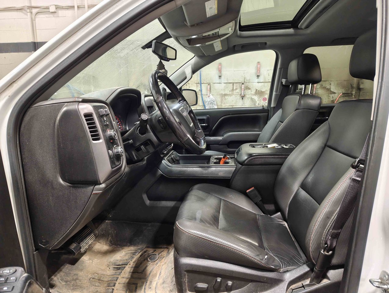 2016 GMC Sierra 1500 4WD Crew Cab 143.5 SLT White Sherwood Park - photo #7