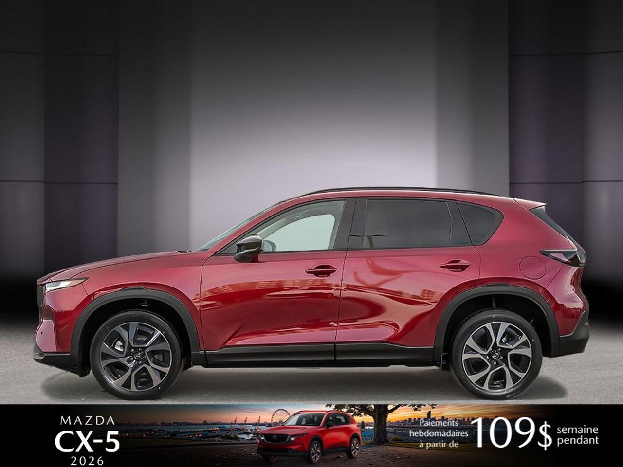 Mazda CX-5 JM3KMBHA4T0186997 2026 Rouge vibrant cristal métallisé Mirabel - photo #2