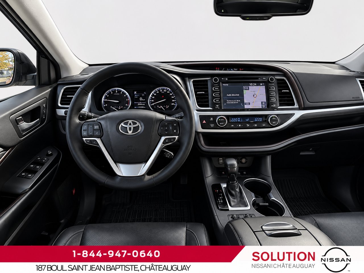 Toyota Highlander Limited TI 2019 Noir Châteauguay - photo #13