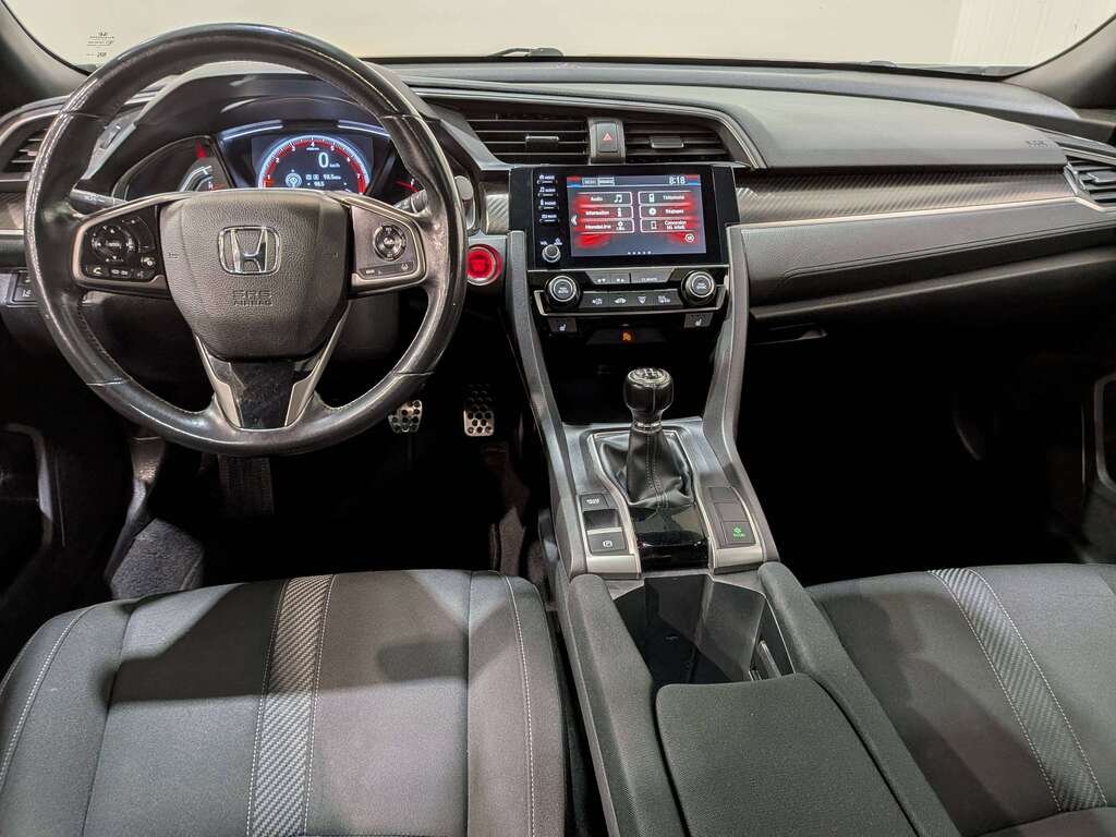 2019 Honda Civic Hatchback Sport Manual White Val-David - photo #30