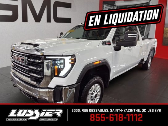 GMC Sierra 2500HD SLE cabine multiplace 4RM 172 po 2024 Blanc