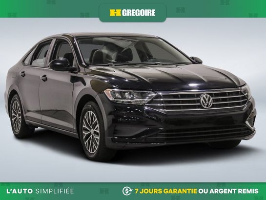 2019 Volkswagen Jetta Highline AUTO AC CUIR TOIT MAGS CAM RECUL BLEUTOOT Black