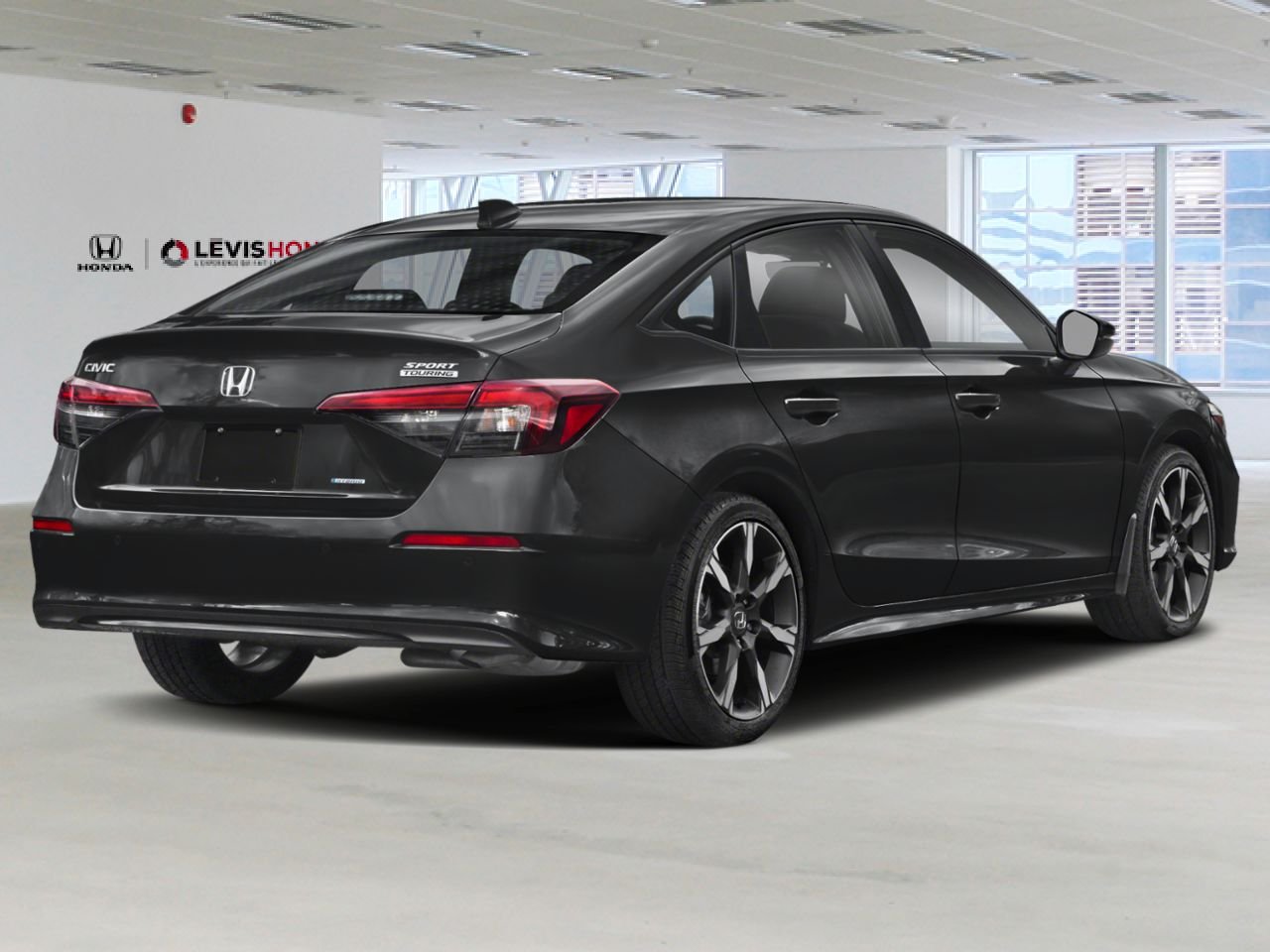 HONDA Civic hybride berline Sport Touring eCVT 2026 Noir cristal nacré Lévis - photo #1