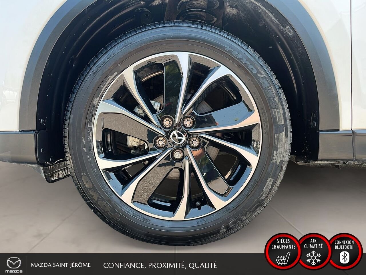 Mazda CX-5 GS LUXURY | TOIT OUVRANT | CUIR | AWD | 2023 Blanc Saint-Jérôme - photo #11