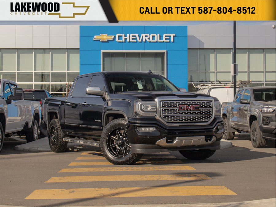 2018 GMC Sierra 1500 Denali 5.3L | Power Sunroof Black